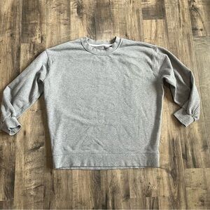 Lululemon Pullover Womens No Size Tag Grey Perfectly Oversized Crew Sweatshirt